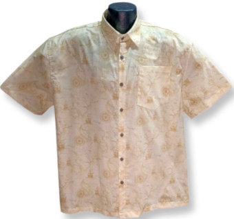 Nautical Map Hawaiian Shirt- Made in USA- 100% Cottonton